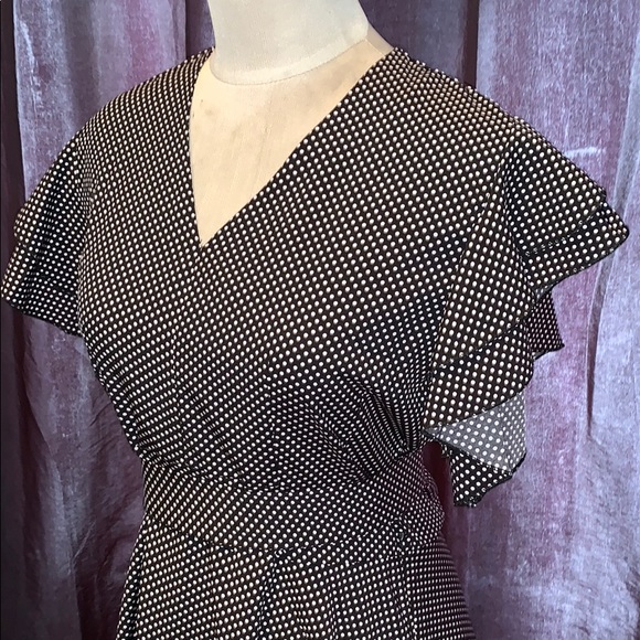 Polka Dot Mini Dress - Picture 1 of 7